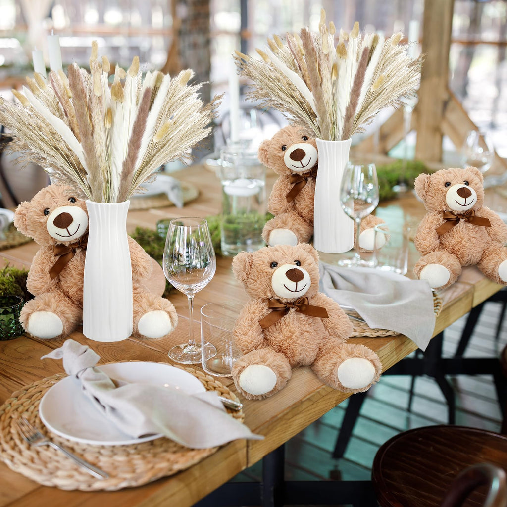 Neutral Bear Baby Shower Centerpiece Set – 123 Pieces