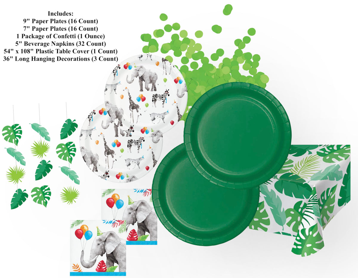 Party Animals Tableware & Decoration Set