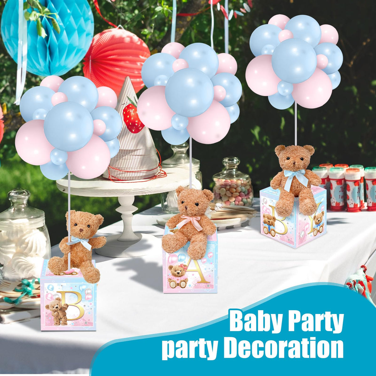 Bear Baby Shower Letter Boxes – 6 Sets