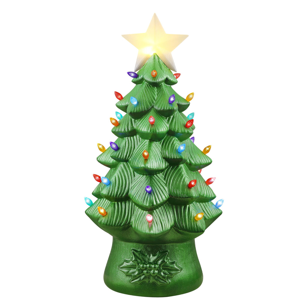 Nostalgic Christmas Tree with LED Lights – 40"