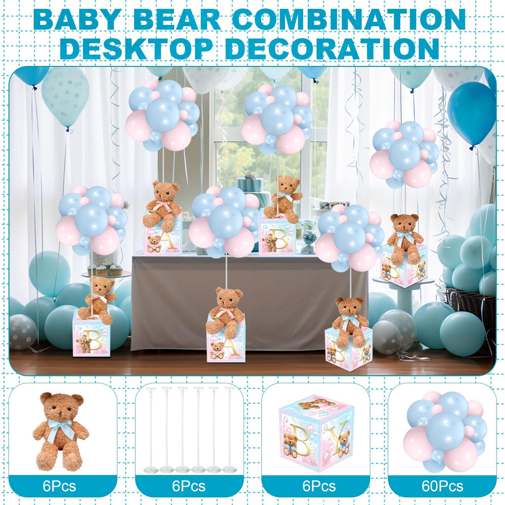 Bear Baby Shower Letter Boxes – 6 Sets