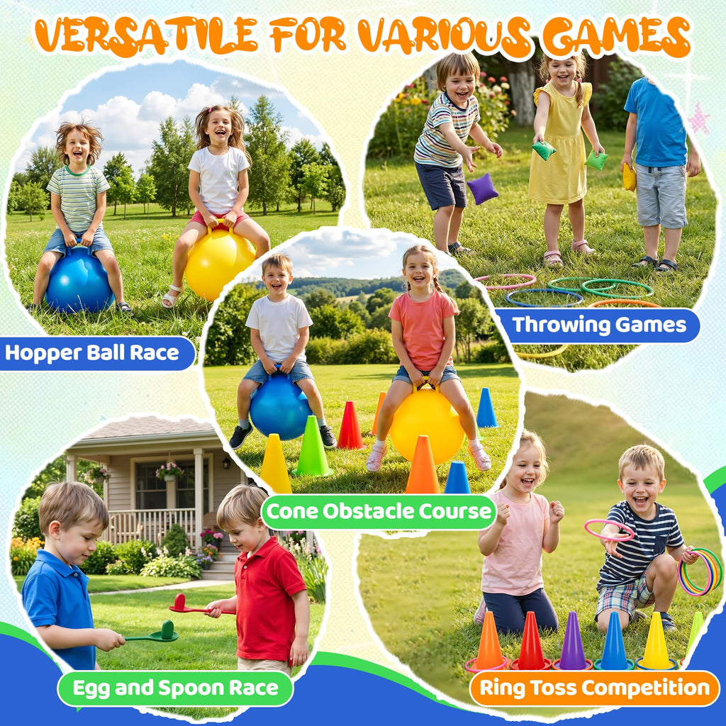 53PCS Carnival Outdoor Games Combo Set for Kids