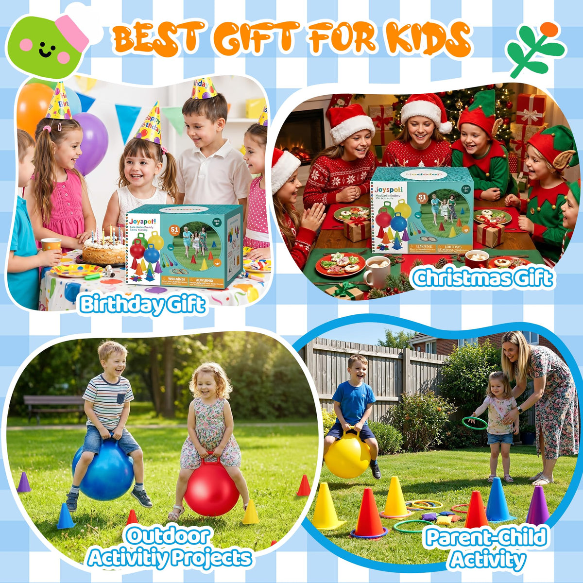 53PCS Carnival Outdoor Games Combo Set for Kids