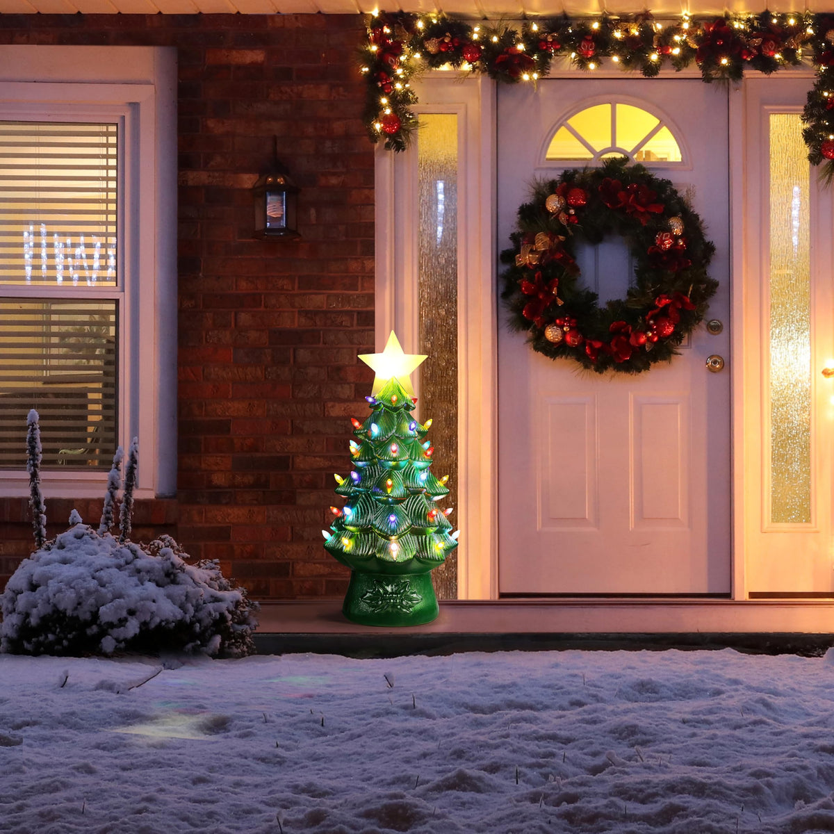 Nostalgic Christmas Tree with LED Lights – 40"